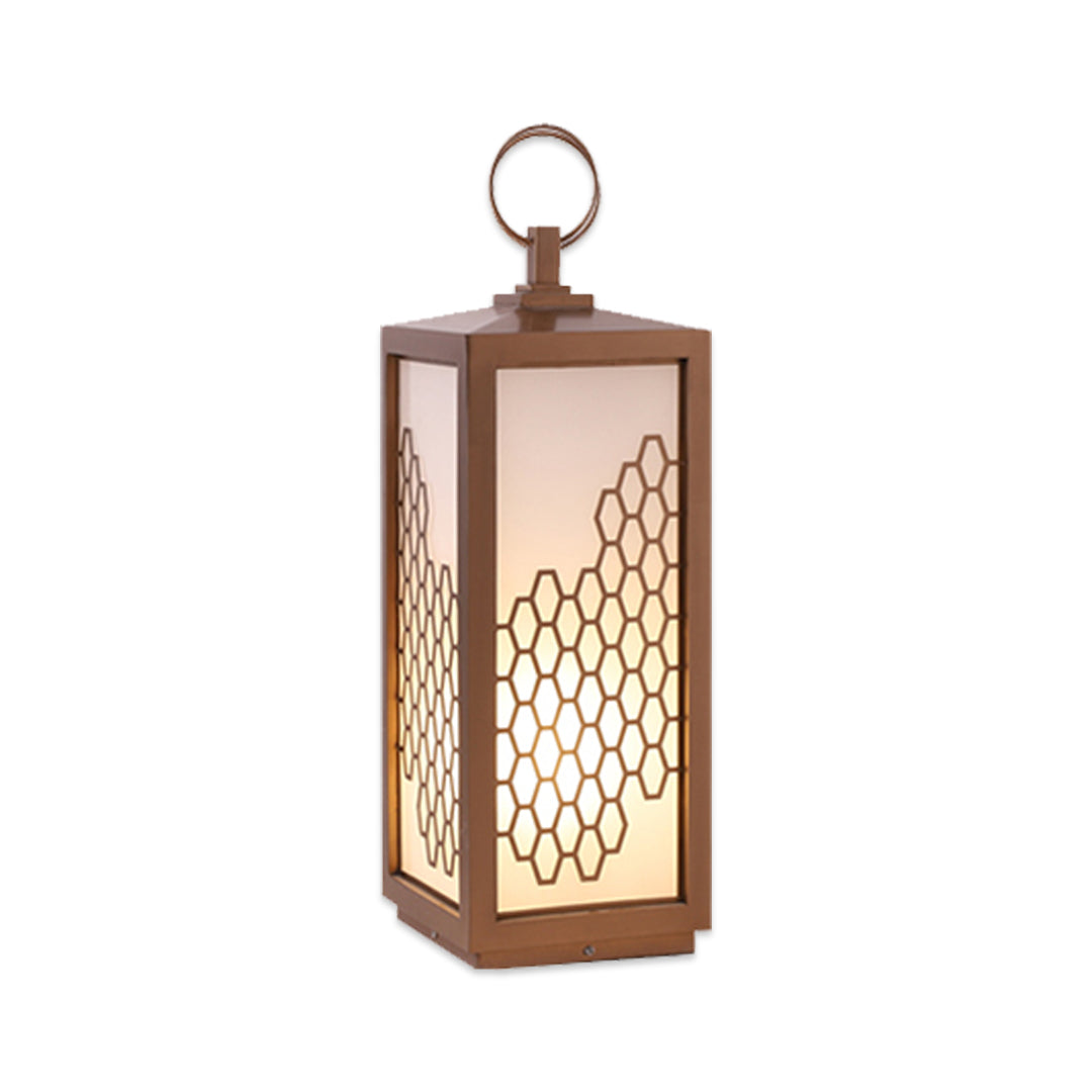 Chestnut Stainless Steel Bollard Light with Warm LED Glow for Pathways and Gardens
