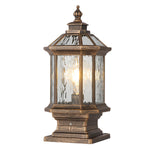 European Vintage Lantern Post Light for Outdoor Pathways and Courtyards