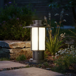Minimalist Outdoor Bollard Light with E27 LED Bulb for Pathway and Garden