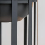 Industrial Solar Outdoor Led Floor Lantern Lamp With Tray