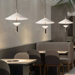 Laos Modern LED Pendant Light with Spotlight in Iron