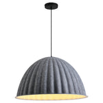 Nordic Pumpkin Felt Pendant Light with Acoustic Design