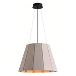 Acoustic PET Felt Pendant Light with Iron Frame, Modern Minimalist Ceiling Lamp