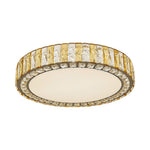 Lumière Cristal LED Flush Mount Ceiling Light in Chrome