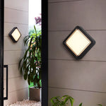 Modern Outdoor Wall Sconce with Integrated LED – Waterproof Architectural Lighting