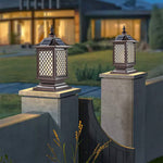 Lumière Pillar Lantern — Weatherproof Outdoor Post Light with Adjustable Color Temperature