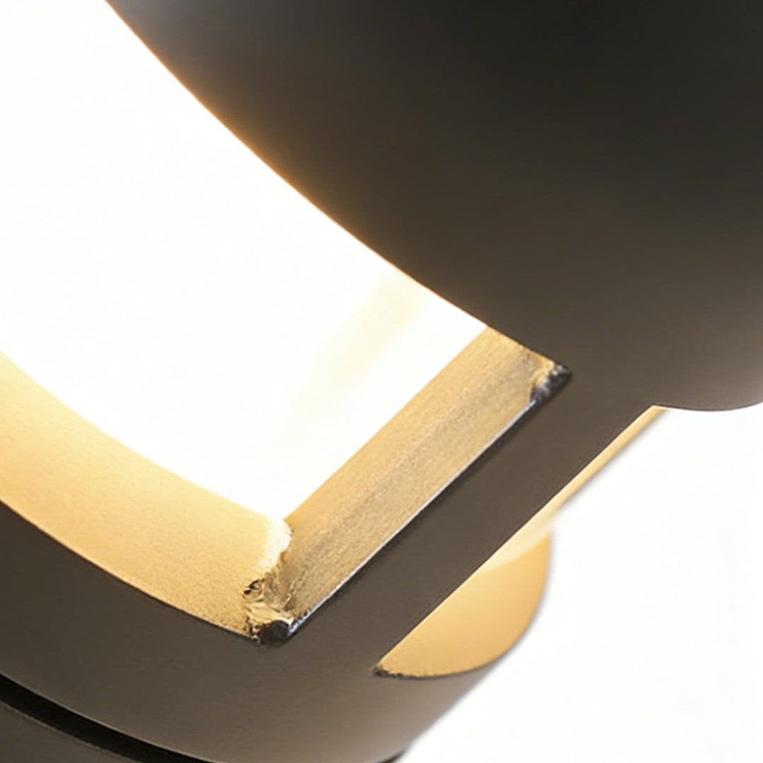 Aria Outdoor Wall Sconce — Waterproof LED Architectural Light in Bluish Gray