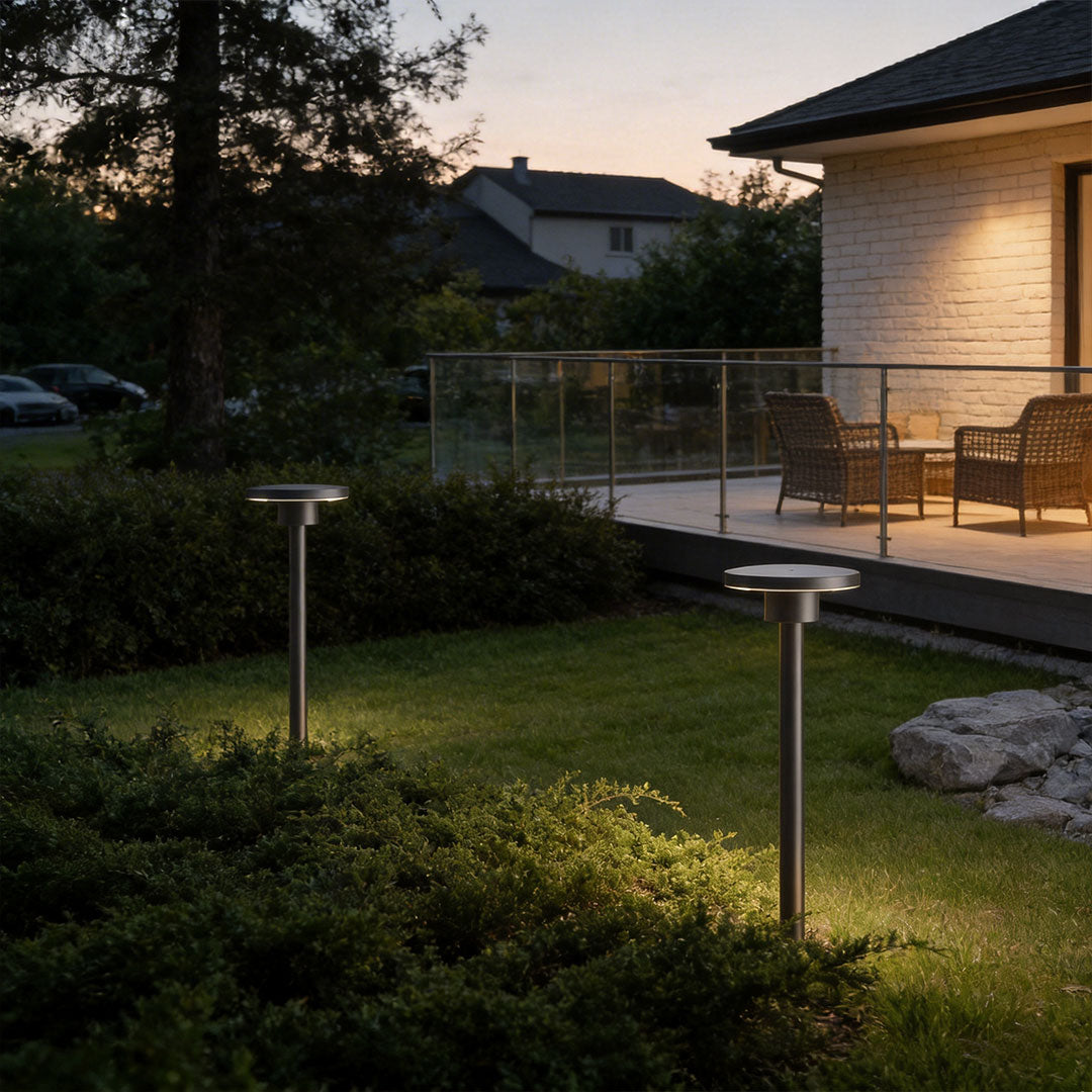Modern LED Bollard Path Lights for Outdoor Landscape Illumination