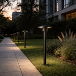 Modern LED Bollard Path Lights for Outdoor Landscape Illumination