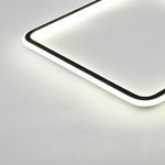 Modern Square LED Ceiling Light with Dimmable Ambient Glow