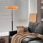 Lumière Drum Floor Lamp – LED Standing Light with Frosted Glass Shade