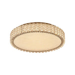 Luxury Crystal LED Flush Mount Ceiling Light in Chrome
