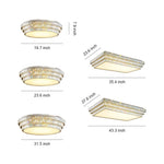Aurelia Crystal Flush Mount Ceiling Light with Full Spectrum LED