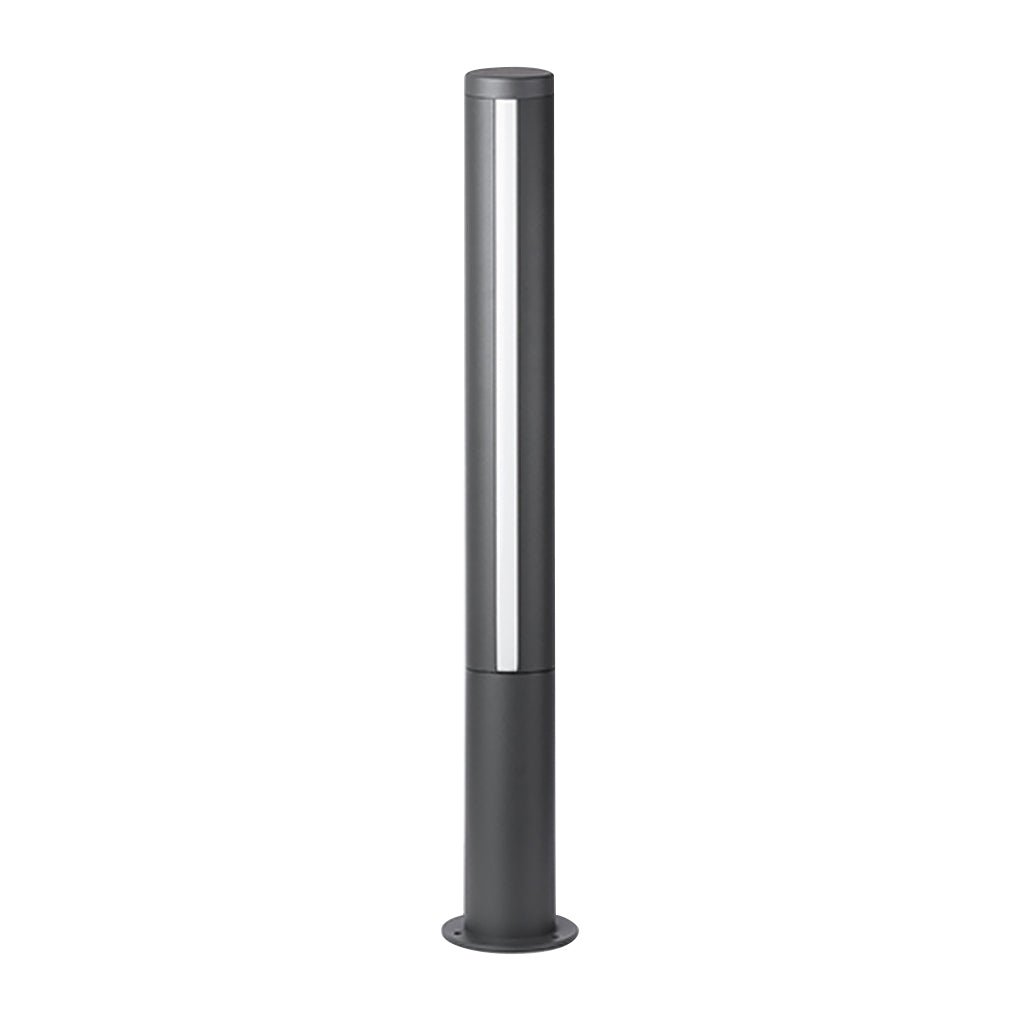 Modern Landscape Bollard Light with Warm LED Glow for Pathways and Courtyards