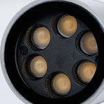 Round LED Landscape Spotlight in Modern Aluminum for Outdoor Spaces