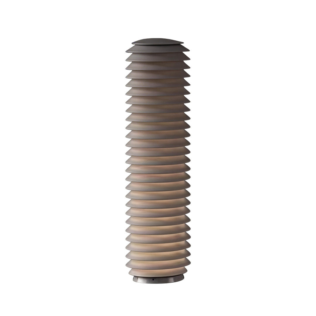 Modern Outdoor LED Bollard Light in Stainless Steel, Warm White 3000K, IP54 Waterproof