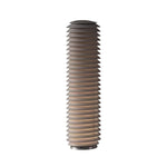 Modern Outdoor LED Bollard Light in Stainless Steel, Warm White 3000K, IP54 Waterproof