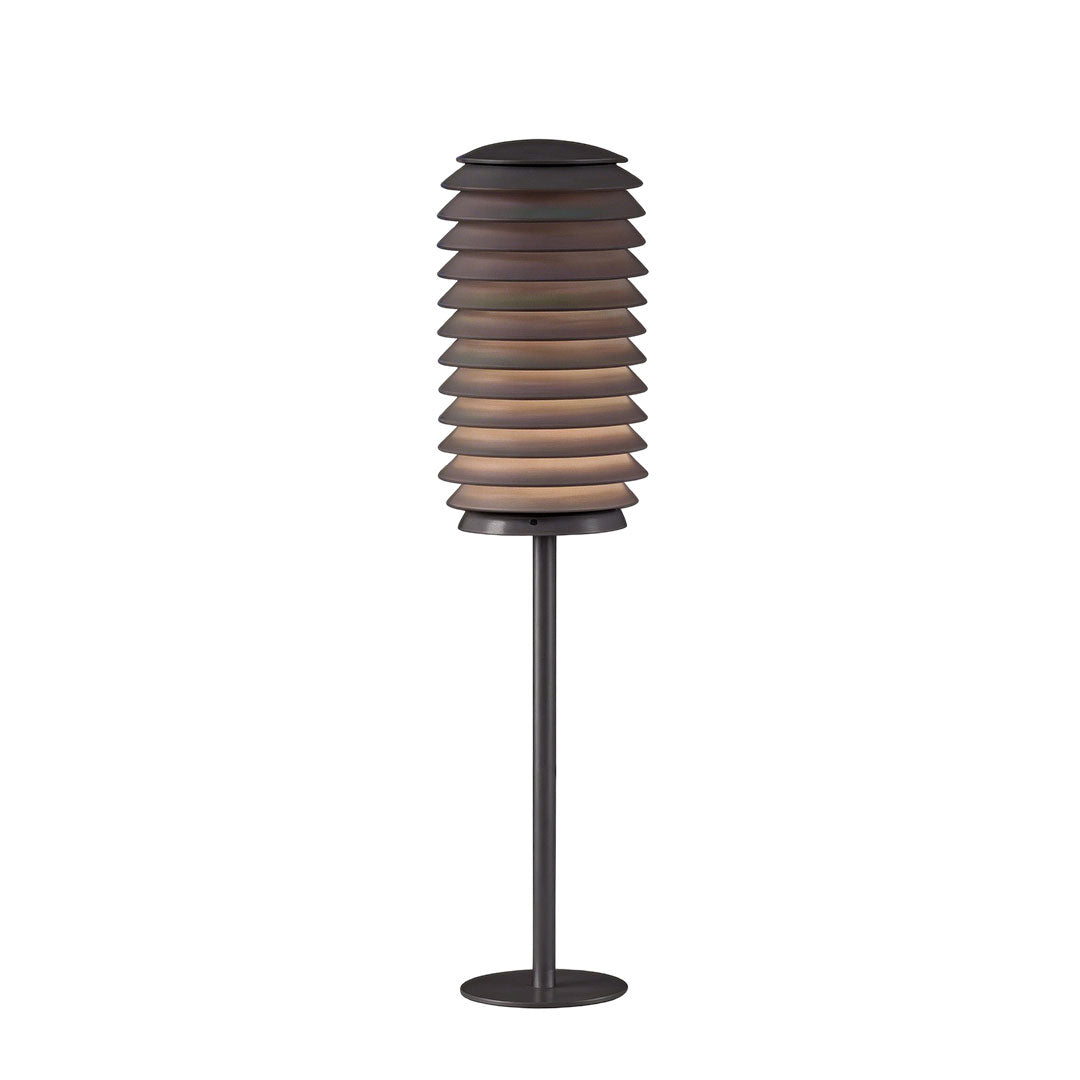 Modern Outdoor LED Bollard Light in Stainless Steel, Warm White 3000K, IP54 Waterproof
