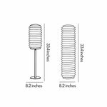 Modern Outdoor LED Bollard Light in Stainless Steel, Warm White 3000K, IP54 Waterproof