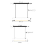 Skyline Linear LED Pendant Light in Black or Gold | Modern Minimalist Chandelier for Dining and Kitchen Island