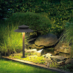 Industrial Hat-Top LED Pathway Light – Weatherproof Aluminum Garden Lamp