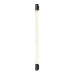 Modern Linear LED Outdoor Wall Sconce in Black Aluminum