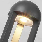 LED Outdoor Lawn Light with Decorative Columns, Warm White 3000K, IP54 Waterproof