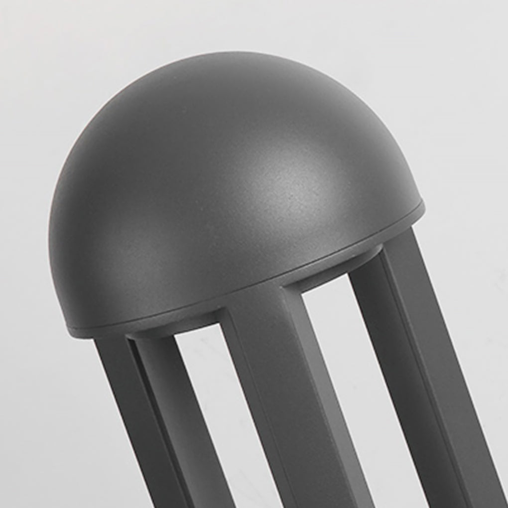 LED Outdoor Lawn Light with Decorative Columns, Warm White 3000K, IP54 Waterproof