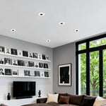 Lumière Noire Mini Recessed Spotlights with Anti-Glare Deep Baffle
