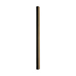 Modern Linear LED Outdoor Wall Light in Black
