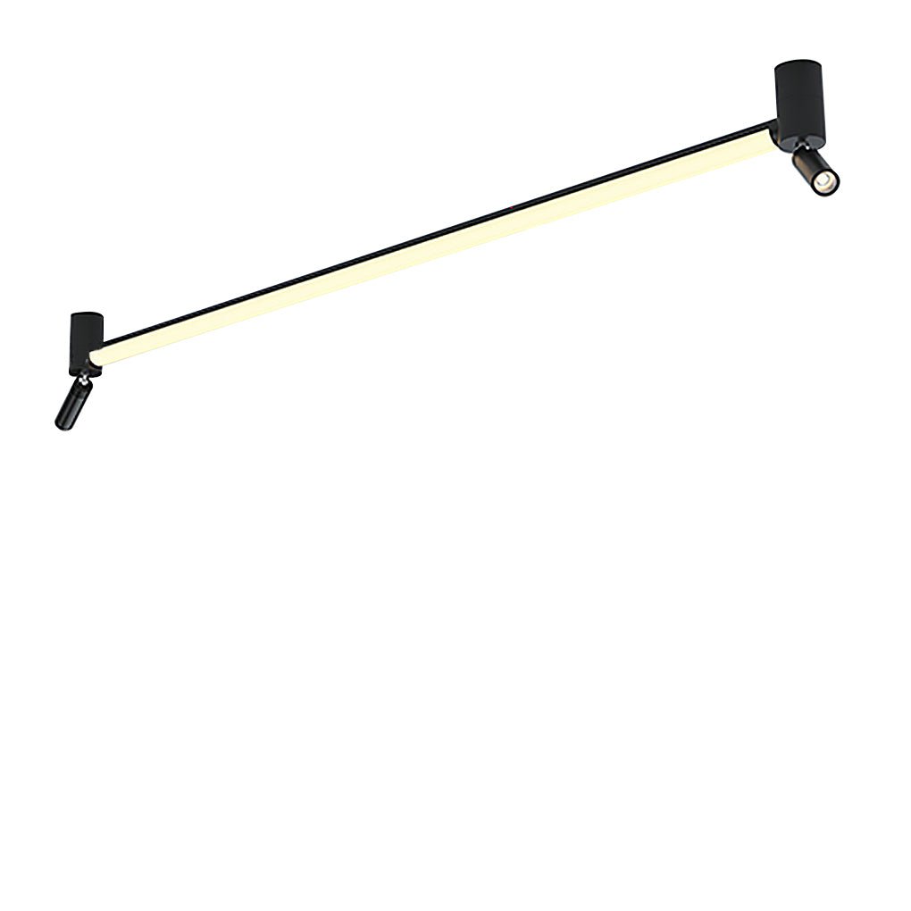 Modern Flush Mount Ceiling Light with Rotating LED Spotlights