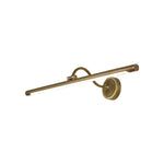 American Retro LED Vanity Light for Bathroom Mirror, Brass & Copper