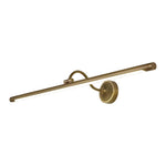 American Retro LED Vanity Light for Bathroom Mirror, Brass & Copper