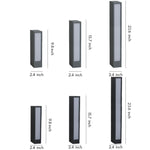 Modern Outdoor LED Bollard Light with IP65 Waterproof Aluminum Housing