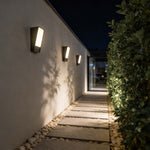 Modern Outdoor Wall Sconce with Motion Sensor, IP65 Waterproof Aluminum LED Light