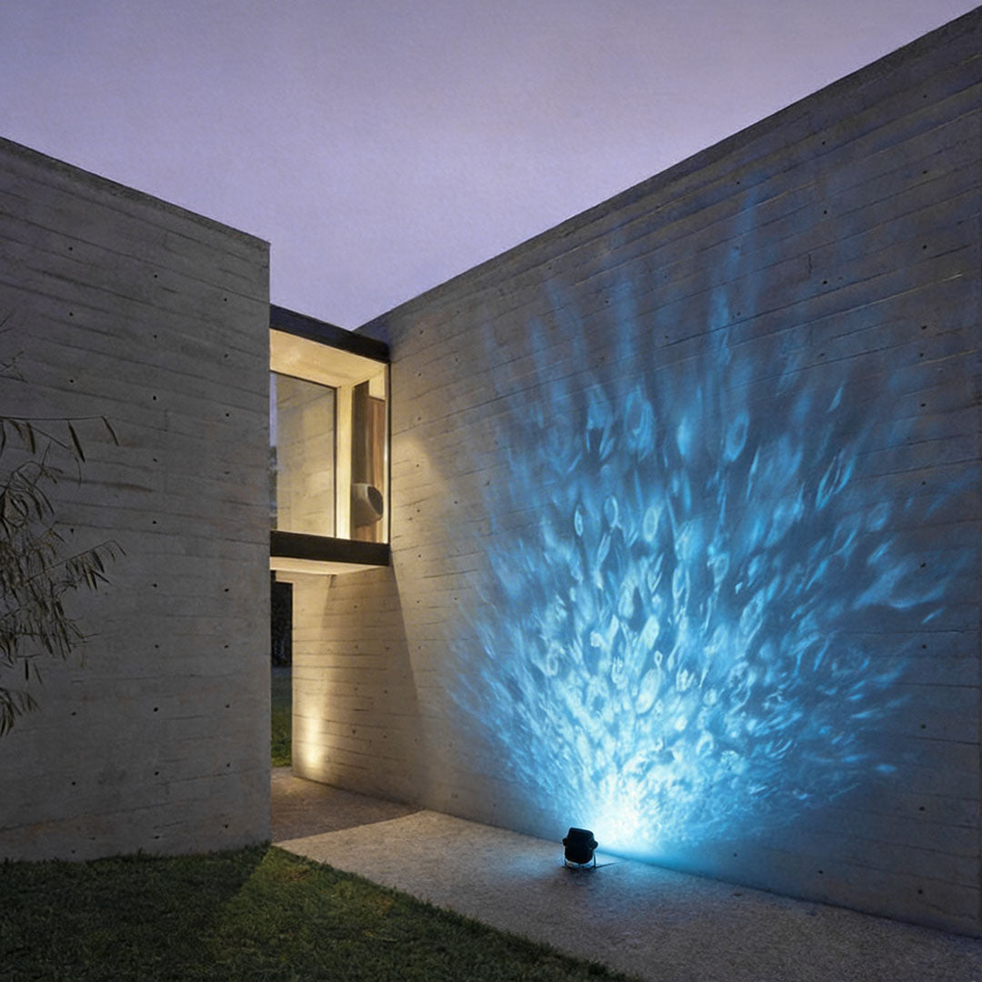 Outdoor Water Ripple Spotlights – Modern Architectural Landscape Lighting