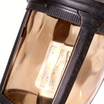 American Lantern Outdoor Wall Sconce with Warm LED Glow