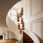 Artisan Rattan Pendant Light – Handwoven Bamboo Tone Ceiling Lamp for Modern Interiors