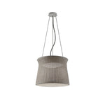 Nordic Woven Rattan Pendant Light with Adjustable Cord, Natural Minimalist Ceiling Lamp