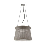 Nordic Woven Rattan Pendant Light with Adjustable Cord, Natural Minimalist Ceiling Lamp