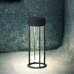 Modern Aluminum LED Outdoor Post Light with Clear Glass Shade