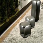 Modern Outdoor Bollard Light in Black or Gray | IP65 Waterproof Aluminum Landscape Lamp