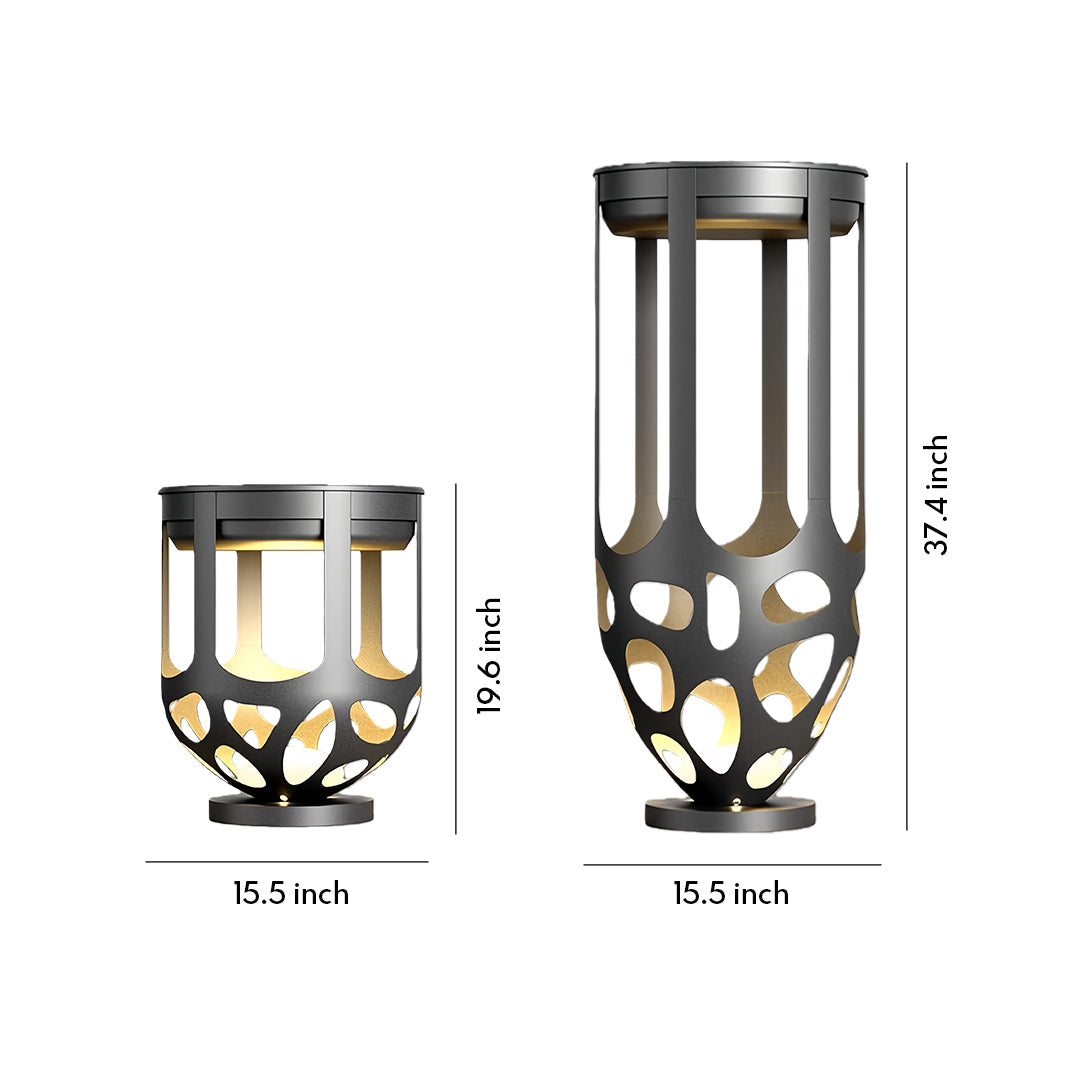 Lumière Planter: Architectural LED Outdoor Light Sculpture