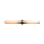 Art Deco Glass Wall Sconce in Polished Brass for Modern Interiors