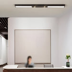 Linear LED Pendant Light in Matte Black for Modern Interiors