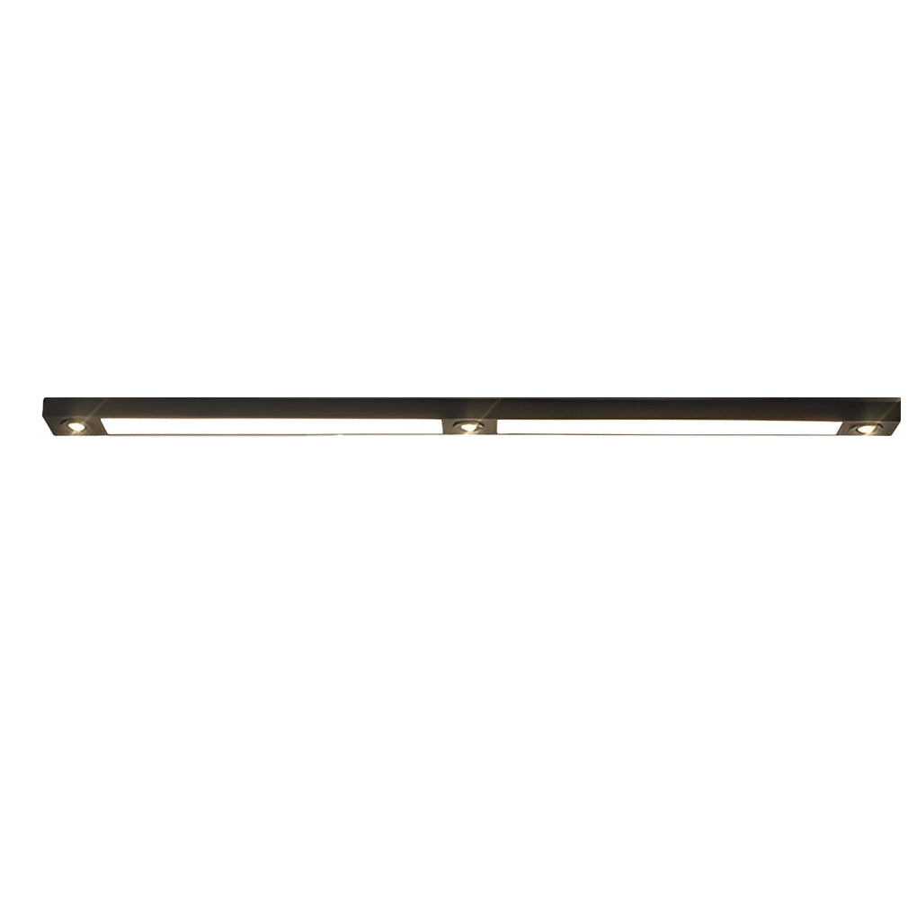 Linear LED Pendant Light in Matte Black for Modern Interiors
