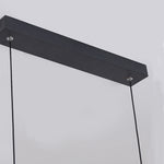 Linear LED Pendant Light in Matte Black for Modern Interiors