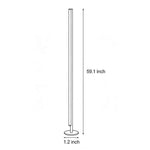 Minimalist Linear LED Floor Lamp for Modern Living Spaces