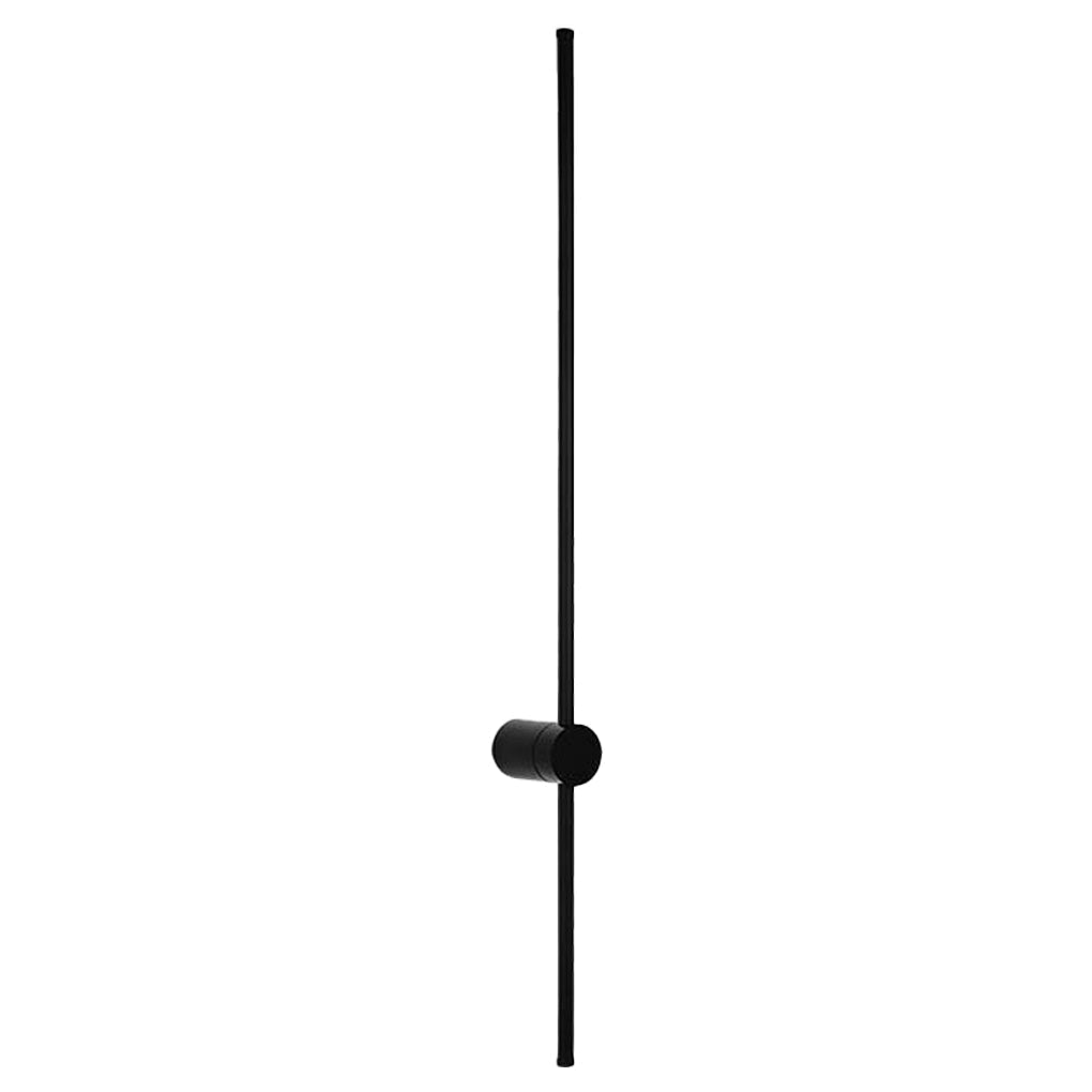 Linear LED Wall Sconce in Black or Gold – Ultra-Thin Nordic Design