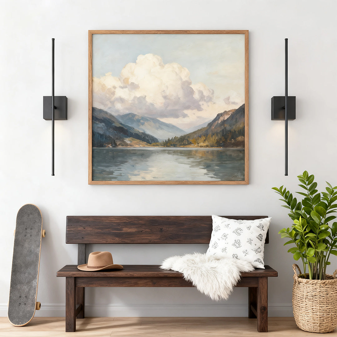 Modern Black Iron Linear LED Wall Sconce with Rechargeable Battery